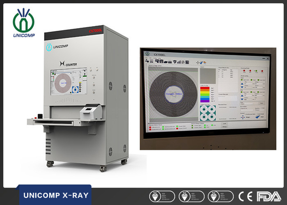 Eletrônica X Ray Chip Counter Unicomp CX7000L da elevada precisão com impressora da etiqueta