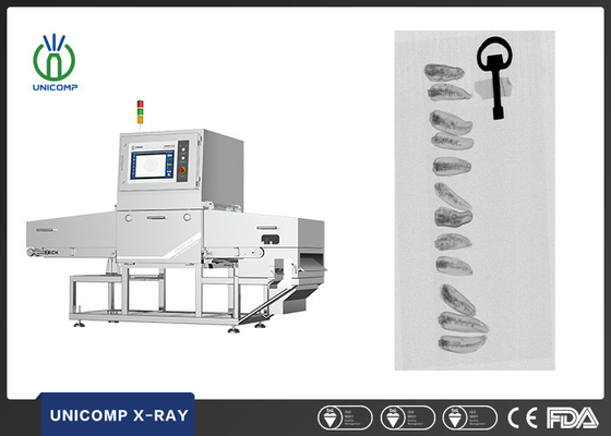 Contaminação material estrangeira automática completa de Unicomp X Ray Machine For Bulk Food da tela