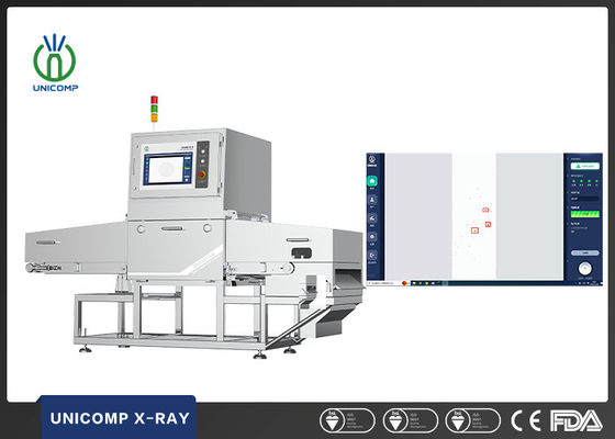 Rejeção alta Rate For Food Safety do alimento X Ray Inspection Equipment 99% de Unicomp