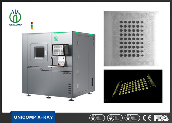 Sistema de inspeção CT off-line 3D X Ray Unicomp AX9500 para inspeção de camadas PCB