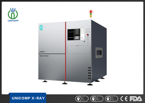 Máquina de raios X em linha 3D CT de alta penetração para teste de PCB Unicomp LX9200