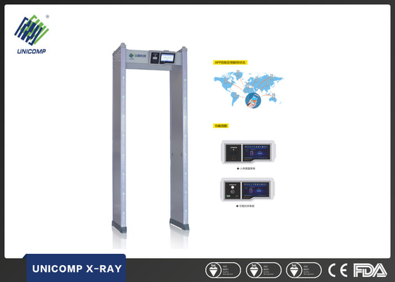 Detector de metais UNX330 do procedimento de 33 zonas para a segurança de salão de exposição da alameda