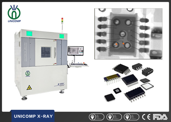 Solda alta X Ray Inspection Machine Microfocus de Unicomp da definição de imagem de IC