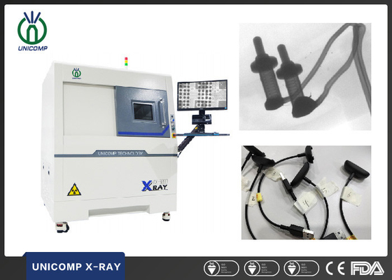 CNC 5um programável X Ray Equipment 90kV para o conector de cabo