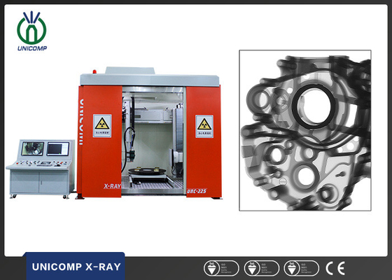 5 sistema industrial da radiografia da linha central 2D X Ray Machine UNC225 para o NDT