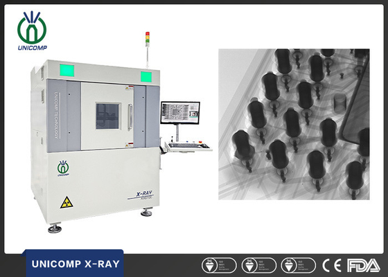 raio X do microfocus 130kV de Unicomp AX9100 para a inspeção de solda de SMT PCBA BGA