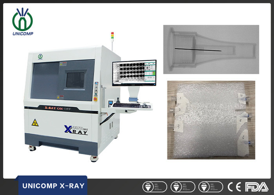 Máquina de raio X de alta resolução AX8200MAX de Unicomp 90kv para a inspeção médica da agulha da seringa.