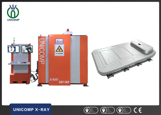 A máquina industrial UNC160 da inspeção do raio de X de Unicomp para o alojamento de bateria de fundição de alumínio racha a verificação do NDT