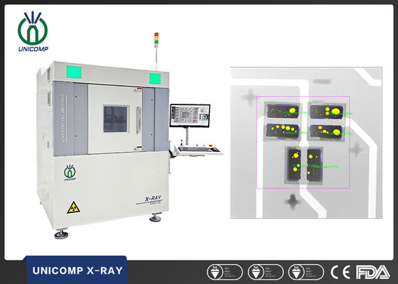Máquina de raio X próxima AX9100 do tubo 2.5D para o controle de solda da qualidade do diodo emissor de luz com imagens altas do resolutin