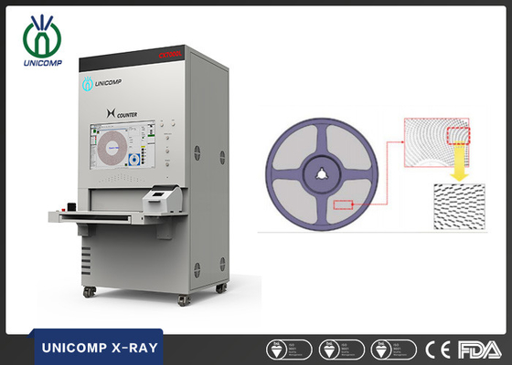 SMD totalmente automático X Ray Chip Counter para toda a escala do carretel, da bandeja de JEDEC e das peças do tubo com conexão do ERP MES