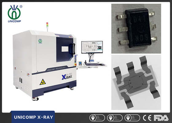 Unicomp 5um 90KV X Ray com opinião oblíqua de FPD para a verificação de lavagem da ligação do fio de Semicon IC