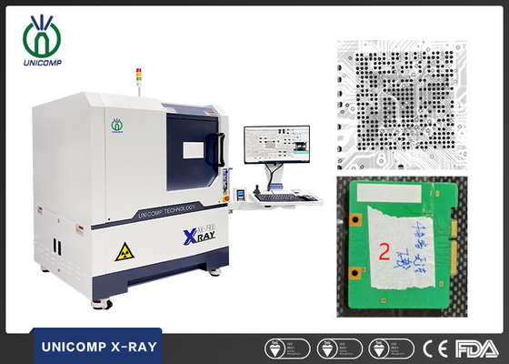 movimento XY da linha central de 5um Unicomp X Ray Machine multi para QFN que solda a verificação vaga