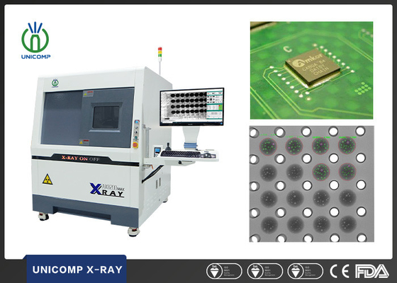 Máquina de raios X Unicomp em tempo real AX8200MAX tubo fechado de 5 mícrons para verificação de vácuo SMT EMS BGA