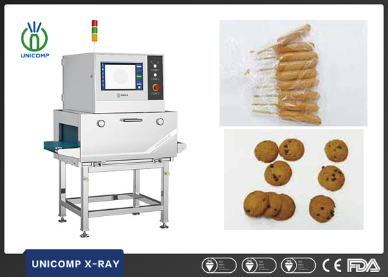 Máquina de Raios X para Alimentos 60M/Min Para Verificar Alimentos Embalados Secos Com Rejetor Automático