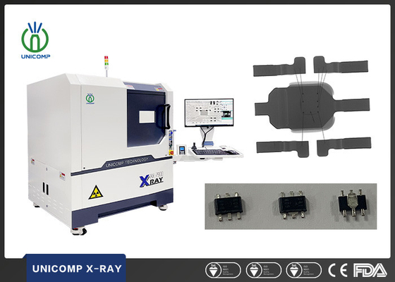 Máquina de raios X de microfoco 2D para inspeção de quadro de chumbo de semicone IC com CE FDA