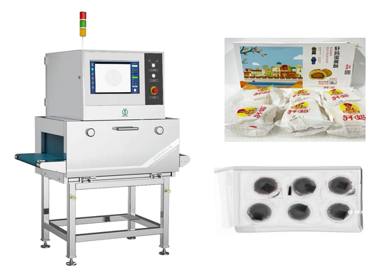 Máquina de inspecção por raios-X de alimentos embalados UNX4015 para inspecção de contaminação