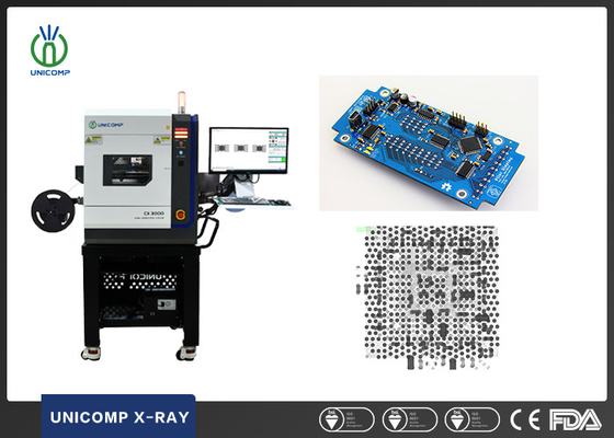 Sistema de raios-X de escritório Unicomp CX3000 para inspecção de defeitos internos de componentes electrónicos