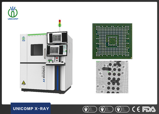 Dimensão do ponto de foco de micron da máquina de raios-X SMT PCB para medição de vazios BGA e inspeção da altura de subida da solda