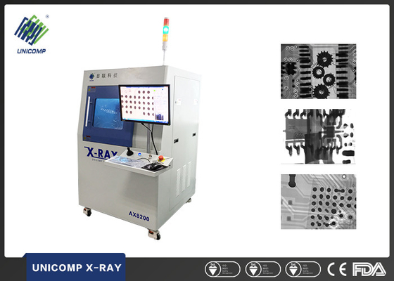 Eletrônica BGA AX8200 da máquina da inspeção de Unicomp X Ray do semicondutor do EMS