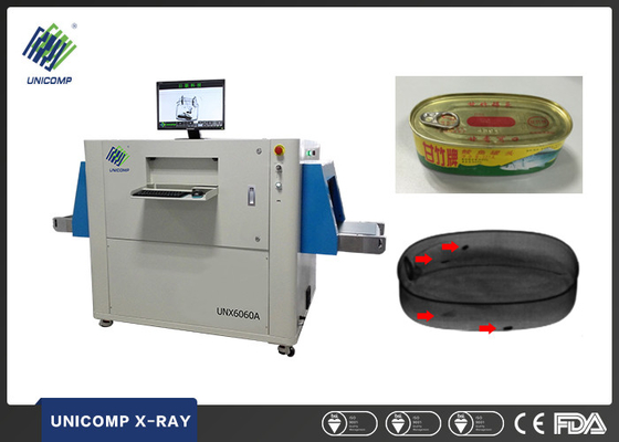 Mercadoria da segurança alimentar do sistema do raio X do equipamento da detecção dos materiais estrangeiros de Unicomp