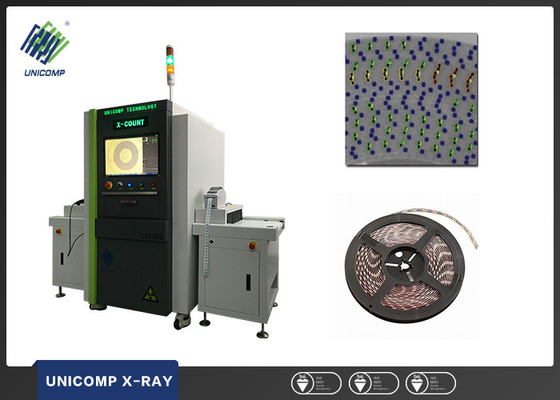 Linha de produção de contagem contrária LX6000 do sistema da microplaqueta dos componentes eletrônicos X Ray