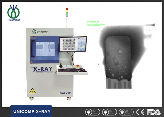 Inspeção da exposição 1.0kW X Ray Inspection Machine Unicomp AX8200 BGA do LCD