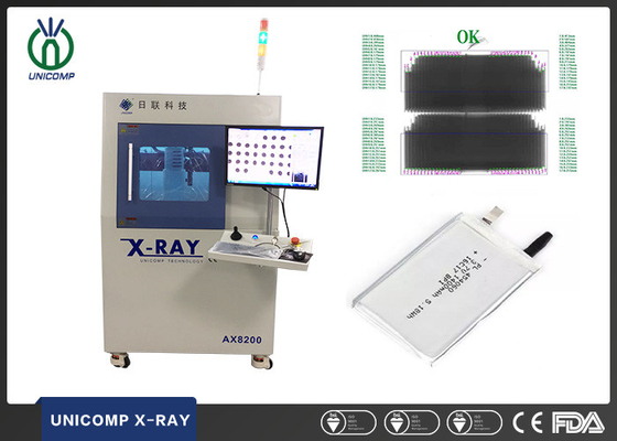 FDA 0.8KW X Ray Inspection Machine FPD para a bateria de lítio