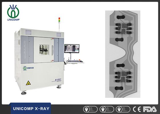 130kV Microfocus Unicomp X Ray AX9100 para o diodo emissor de luz BGA QFN de SMT anula a medida