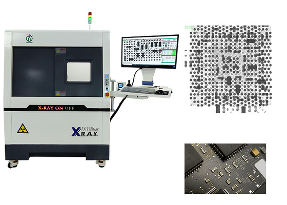 AX8200max Máquina de raios X de PCB 90kV com função de inclinação ± 60° para efeito de inspecção