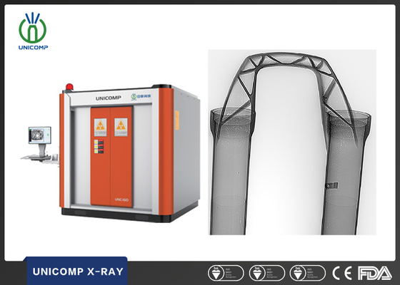 Máquina de raios-X de radiografia digital UNC160 da Unicomp com tabela de rotação para testes de fundições