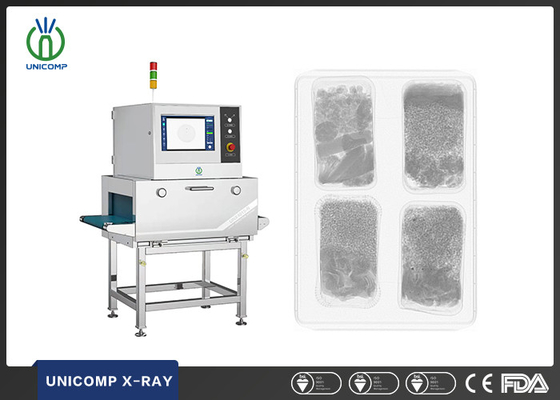 Sistema de detecção de raios-X de alimentos de alta resolução Unicomp UNX4015N para catering de linha aérea