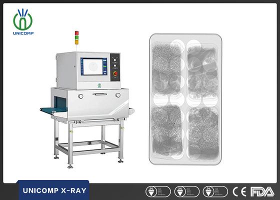 Máquina de raios-X Unicomp UNX4015N Melhorar o controlo de qualidade dos alimentos prontos para consumo