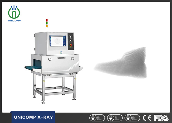 Sistema de inspecção por raios-X de ultra-performance Unicomp UNX4015N para ossos dentro de salmão e peixe