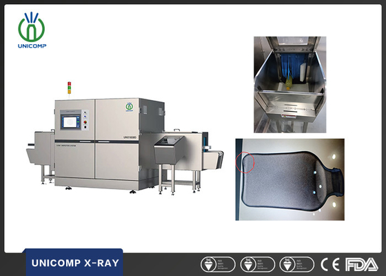 Máquina de inspecção de raios-X de alimentos de alta precisão Unicomp UNX1830D Detecta automaticamente bebidas em linha