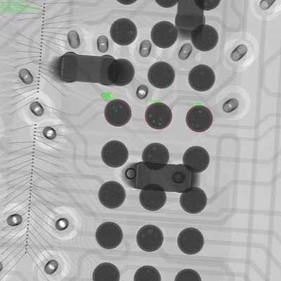 Máquina de raios-X de PCB SMT Unicomp AX9100MAX Alta Resolução Micron Focal Spot Dimensão para BGA Vaids e Inspeção de pasta de solda