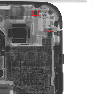 Máquina de raios-X de tubo de tamanho de ponto de foco de 90KV Micron Modelo AX7900 atualizado da Unicomp com computadores duplos para verificar a qualidade do celular