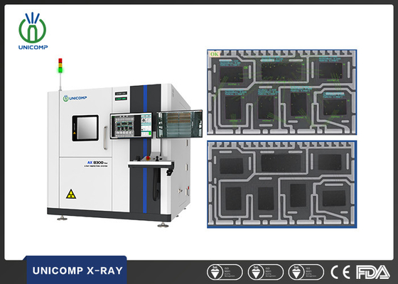 Equipamento de inspecção de raios X de microfoco de semicondutores Unicomp AX8300 Plus