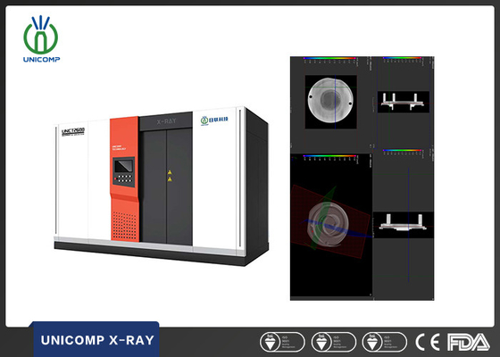 Unicomp UNCT2600 Industrial 225KV 3D Computed Tomography System NDT Inspeção de qualidade para fundições de precisão Análise de porosidade