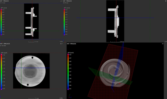 Unicomp UNCT2600 Industrial 225KV 3D Computed Tomography System NDT Inspeção de qualidade para fundições de precisão Análise de porosidade
