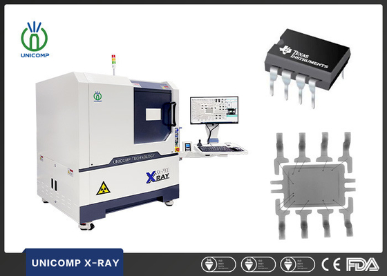 AX7900 Unicomp X Ray Machine Tubo fechado de ponto de foco de 5 mícrons para inspeção SMT BGA QFN IC