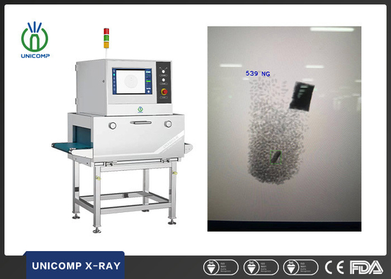 80kv Unicomp X Ray Machine Máquina de detecção de matéria estranha para vidros de pedra de metal