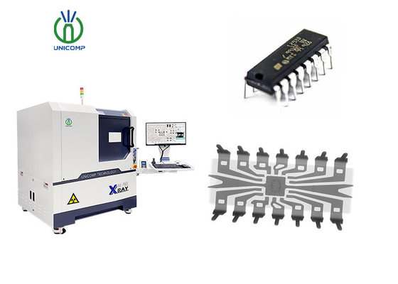 Unicomp AX7900 Máquina de raios-X PCBA com detector de painel plano alto para inspeção de componentes de IC