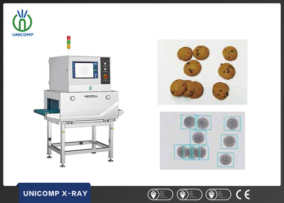 Sistema de raios X UNX6030N para inspecção de matérias estrangeiras de salsichas de presunto / frutos secos / nozes