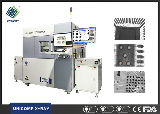 LX2000 cor cinzenta do equipamento em linha da detecção de X Ray que verifica o diodo emissor de luz SMT BGA CSP