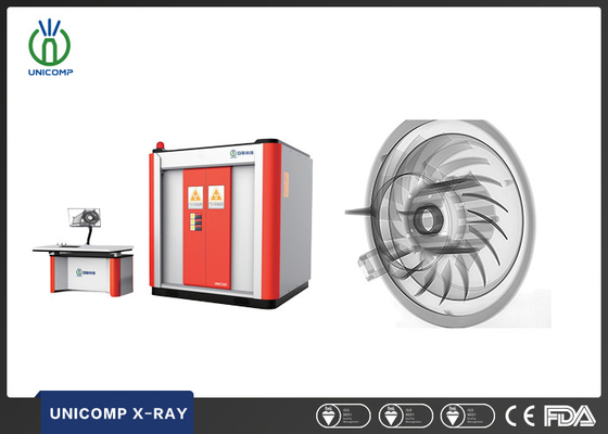 Equipamento de inspecção por raios-X UNC320 da Unicomp para inspecção de defeitos ocultos de fundições a gás aerospaciais