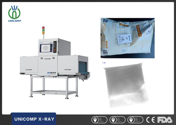 Unicomp UNX6030N Máquina de Inspecção de Alimentos de Carga Pesada de Raios X para Leite de Soja em Pó em Nível de Impermeabilização IP66