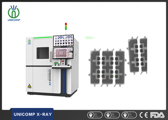 Medição de curvatura IC Máquina de raios-X Unicomp AX9100MAX com tamanho de pixel de 84μm e ângulo de inclinação de 60°