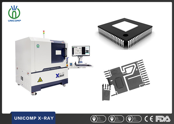Máquina de raios X de alta resolução de 5 micrões 90kv Unicomp AX7900 com tubo de cinco micrões para teste PCBA
