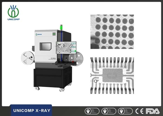 Unicomp 90kV 5um fechou a eletrônica X Ray Machine For SMT PCBA BGA do tubo