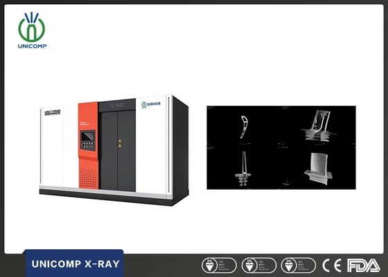 Máquina de raios-X CT NDT de alta resolução de 225 kV para inspecção de lâminas de turbina